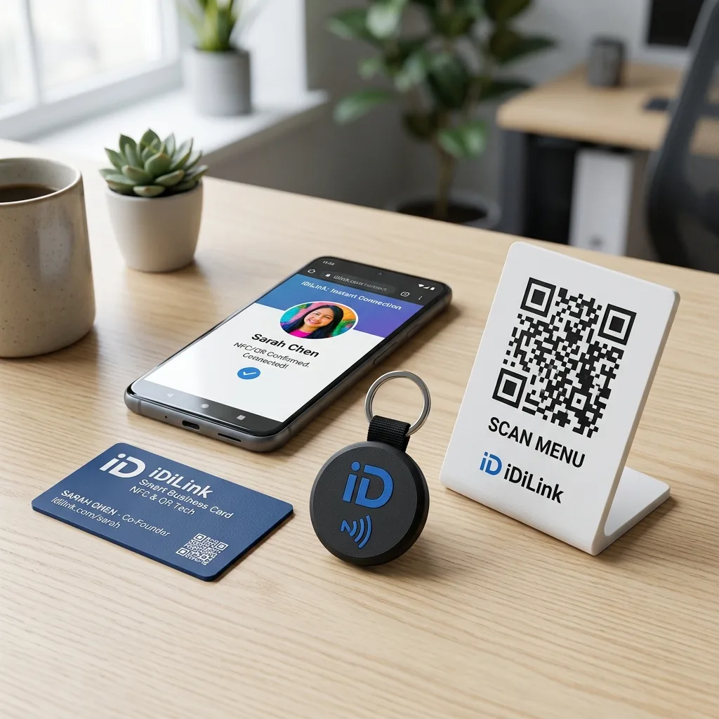Productos 3D personalizados iDiLink con tecnología NFC y QR opcional