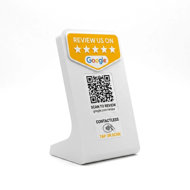 Soportes y placas NFC para reseñas de Google iDiLink
